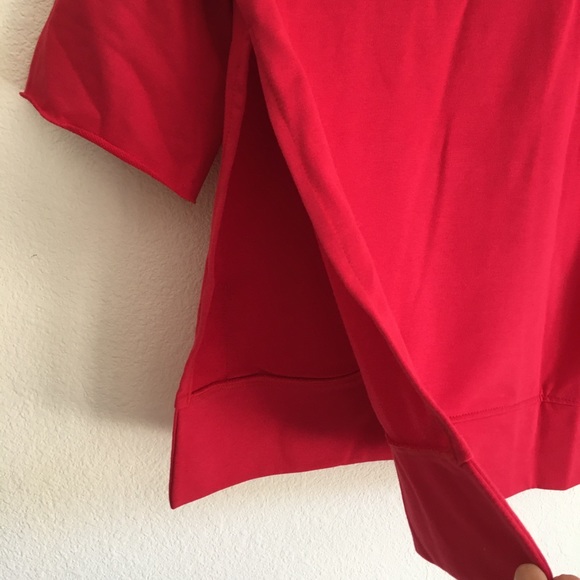 Hooded sweatshirt oversized with ribbon tapes M - Picture 5 of 10